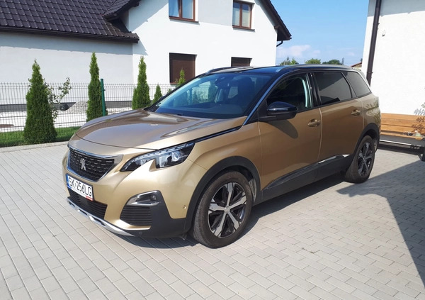 samochody osobowe Peugeot 5008 cena 89999 przebieg: 104000, rok produkcji 2017 z Katowice